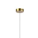 Ver imagem 7 de Lustre Pendente Dourado e Cristal Led 25w 3000k Walo 12x45cm Bivolt