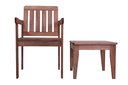 Ver imagem 6 de Poltrona e Mesa de Centro em Madeira Maciça Jardim Varanda Sacada