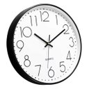 Ver imagem 3 de Relógio de Parede Redondo Cozinha Sala Silencioso Preto