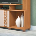 Ver imagem 4 de Estante Home Compacta Sala Estar Tv até 47 Polegadas 1 Porta 2 Prateleiras e Pés Milla Hb Móveis Cin