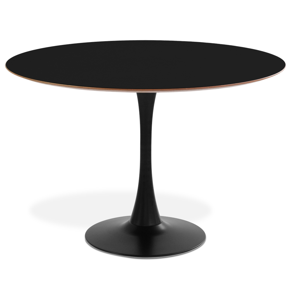 Conjunto Saarinen Basic 110cm Preta e 5 Cadeiras Eames Preta - 3