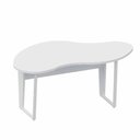 Ver imagem 4 de Escrivaninha Orgânica Industrial sem Gavetas MDF 171cm Branco F5 Office
