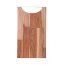 Ver imagem 3 de Tábua com Alça de Aço Inox Woodart Teca de Madeira 35cm