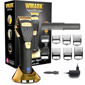 Máquina de Cortar Cabelo Wmark Ng 2032 5 Velocidade com Base