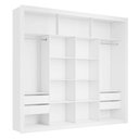 Ver imagem 6 de Closet 100% MDF 4 Gavetas 230 cm NT6060 Branco Amoudi Móveis