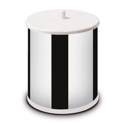 Lixeira Inox 3,2 Litros De Mesa Pia Com Tampa Branca - 1