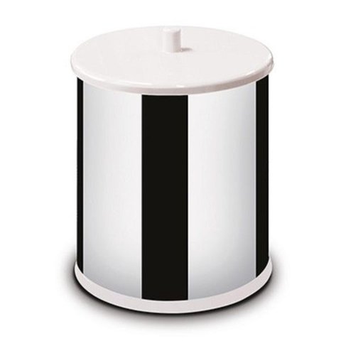 Lixeira Inox 3,2 Litros De Mesa Pia Com Tampa Branca