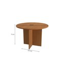 Ver imagem 3 de Mesa Redonda Nira 100% MDP Kappesberg Canela 108cm