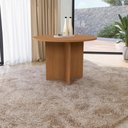 Ver imagem 1 de Mesa Redonda Nira 100% MDP Kappesberg Canela 108cm