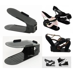 Kit 10 Organizadores De Sapato Preto Com Regulagem De Altura - 3