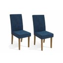 Ver imagem 3 de Kit 2 Cadeiras Sala Jantar 2cad131 2 Un Freijó - Assento/encosto Caramelo D005 - Kappesberg