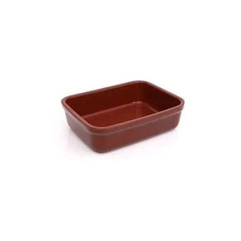 ASSADEIRA DE CERAMICA DE BARRO VERMELHO MOTTA REFRATARIA 38 x 28 x 9 cm