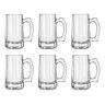 Jogo 6 Caneca de Vidro para Chopp Cerveja Lotus Stein 355ml - 1