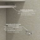 Ver imagem 7 de Guarda-roupa Solteiro Modulado Seletto 4 Portas 3 Gavetas Me27 Areia/jequitibá - Henn