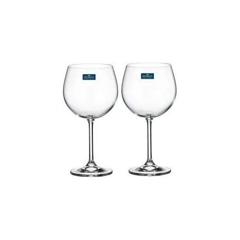 Jogo De Taca De Cristal Gin Com 2 Unidades Bohemia 570ml