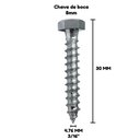 Ver imagem 2 de Parafuso Sextavado Soberba Stein 3/16x30 Caixa 300 Pçs