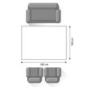 Ver imagem 3 de Tapete Retangular Karev Corttex 2,00M x 1,50M