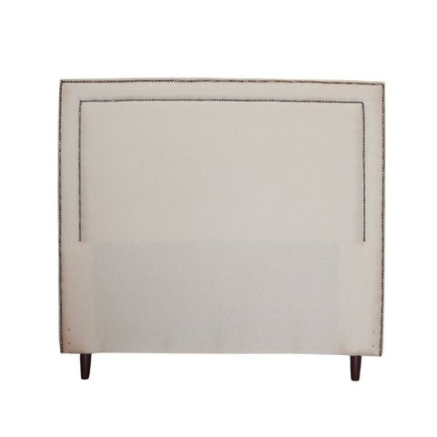 Cabeceira para Cama Queen Isadora Linho Bege Escuro Idf Decor