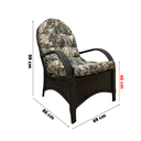 Ver imagem 5 de Cadeira Descanso Poltrona Confortável com Almofada Reforçada