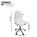 Ver imagem 2 de Cadeira Office Eiffel Botonê Base Giratória