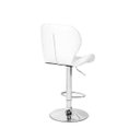 Ver imagem 4 de Banqueta Slim Couro PU Regulagem de Altura