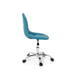 Cadeira Office Eiffel Botonê Base Giratória - Turquesa - 3