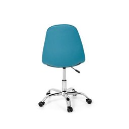 Cadeira Office Eiffel Botonê Base Giratória - Turquesa - 4