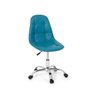Cadeira Office Eiffel Botonê Base Giratória - Turquesa - 1