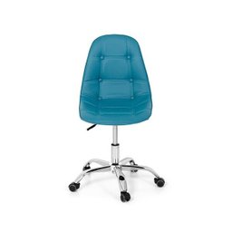 Cadeira Office Eiffel Botonê Base Giratória - Turquesa - 2