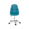 Cadeira Office Eiffel Botonê Base Giratória - Turquesa - 2