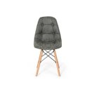 Ver imagem 2 de Cadeira Eiffel Botonê Special Estofada Base Madeira - Verde