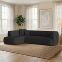Ver imagem 3 de Sofá Modular Oslo Luxuoso Sala de Estar Decoração Luxo 265cm Suede