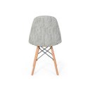 Ver imagem 4 de Cadeira Eiffel Botonê Special Estofada Base Madeira - Turquesa Claro