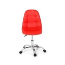 Ver imagem 2 de Cadeira Office Eiffel Botonê Base Giratória - Vermelha