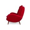 Poltrona Estofada Diandra Cia do Estofado - Vermelha - 4