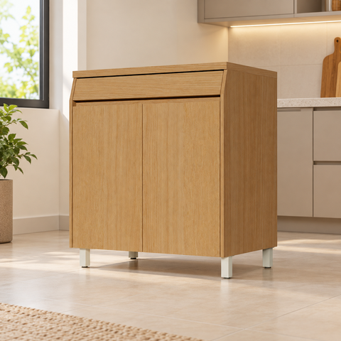 Balcão Modular Simone Mendes 80cm 2 Portas 1 Gaveta Nesher