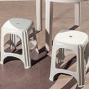 Ver imagem 2 de Conjunto 2 Banquetas de Plástico Polipropileno Niterói - Tramontina - Branco 92411/010