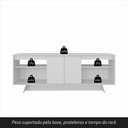 Ver mais imagens de Rack 1,60m 55 Polegadas Tulum Branco - Móveis Arapongas Branco