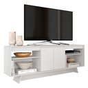 Ver imagem 2 de Rack 1,60m 55 Polegadas Tulum Branco - Móveis Arapongas Branco