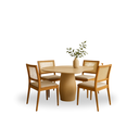 Ver imagem 1 de Mesa Cone de Jantar Organica Vucan em Freijo 110x90cm