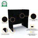 Ver imagem 3 de BAIA P/ TELEMARKETING SIMPLES INICIAL PANDIN MAXXI - PRETO ETSI03