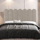 Ver imagem 7 de Cabeceira Cama Box Casal Queen Size Lana 160cm Linho Bege - Abmaza