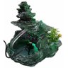 Fonte de água Pedra e Cascata luz e roda da água 110 V - 4