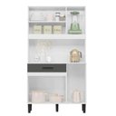 Ver imagem 2 de Kit Cozinha Linha Magazin 90 Nicioli - Branco/preto