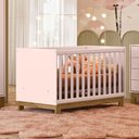 Ver imagem 3 de Berço Mini Cama Luar Rosa Acetinado