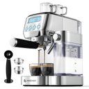 Ver imagem 1 de Amzchef Máquina de Espresso com Lcd e 20 Bar, Frother Automático (prata)