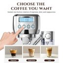 Ver imagem 4 de Amzchef Máquina de Espresso com Lcd e 20 Bar, Frother Automático (prata)