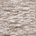 Ver imagem 3 de Papel de Parede Adesivo Pedra Filetes em Tons de Bege 15m