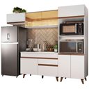 Ver imagem 3 de Armário de Cozinha Completa 260cm Branco Reims Madesa 01