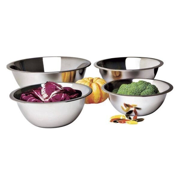 Conjunto Tigelas Bowl Inox 4 Peças Euro Home - 2